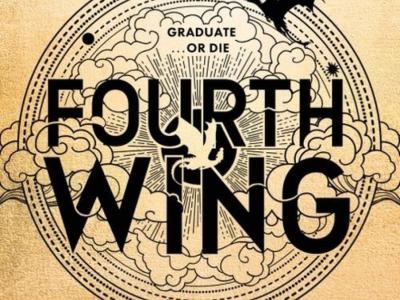 Én af de populære titler i Romantasy genren: Fourth Wing af Rebecca Yarros