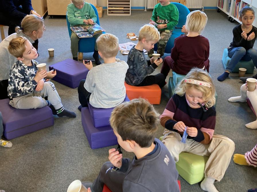 Højtlæsning for mere end 150 børnehavebørn!